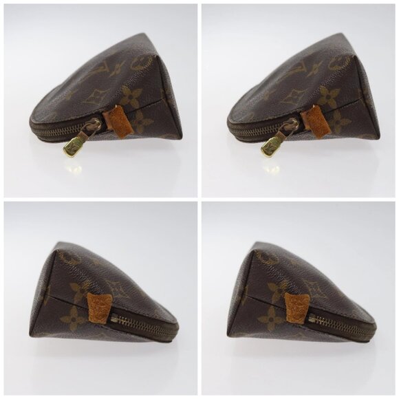 LOUIS VUITTON Monogram Pochette Cosmetic PM Cosmetic Pouch M47515 LV Auth 116269 - Picture 16 of 16